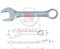 khóa vòng miệng,Combination Wrench